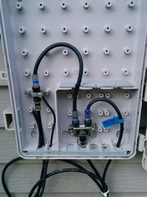 coaxial cable junction boxes|replacing coaxial cable in wall.